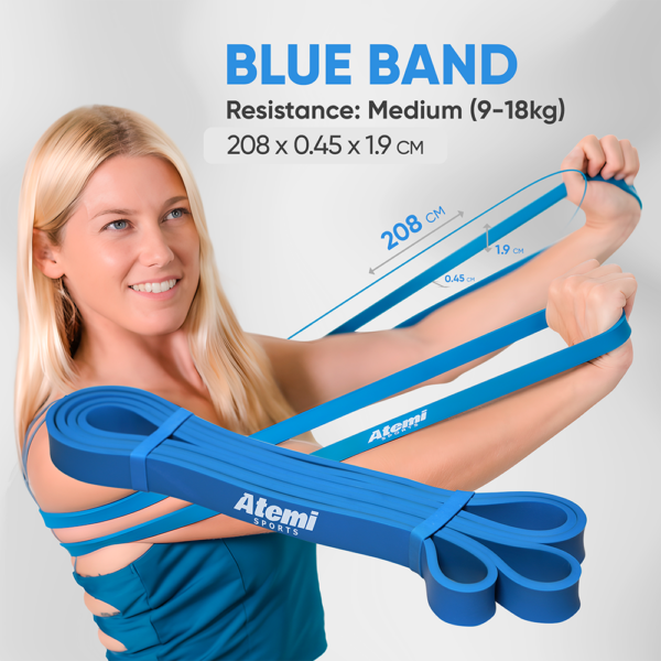 Blue pull up assist band